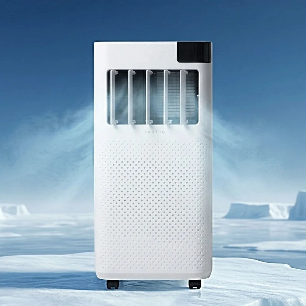 쿠잉 스마트 이동식에어컨 ACP-S9000W 미니 소형 작은방 가정용 캠핑 실외기없는이동형 상세 이미지 6