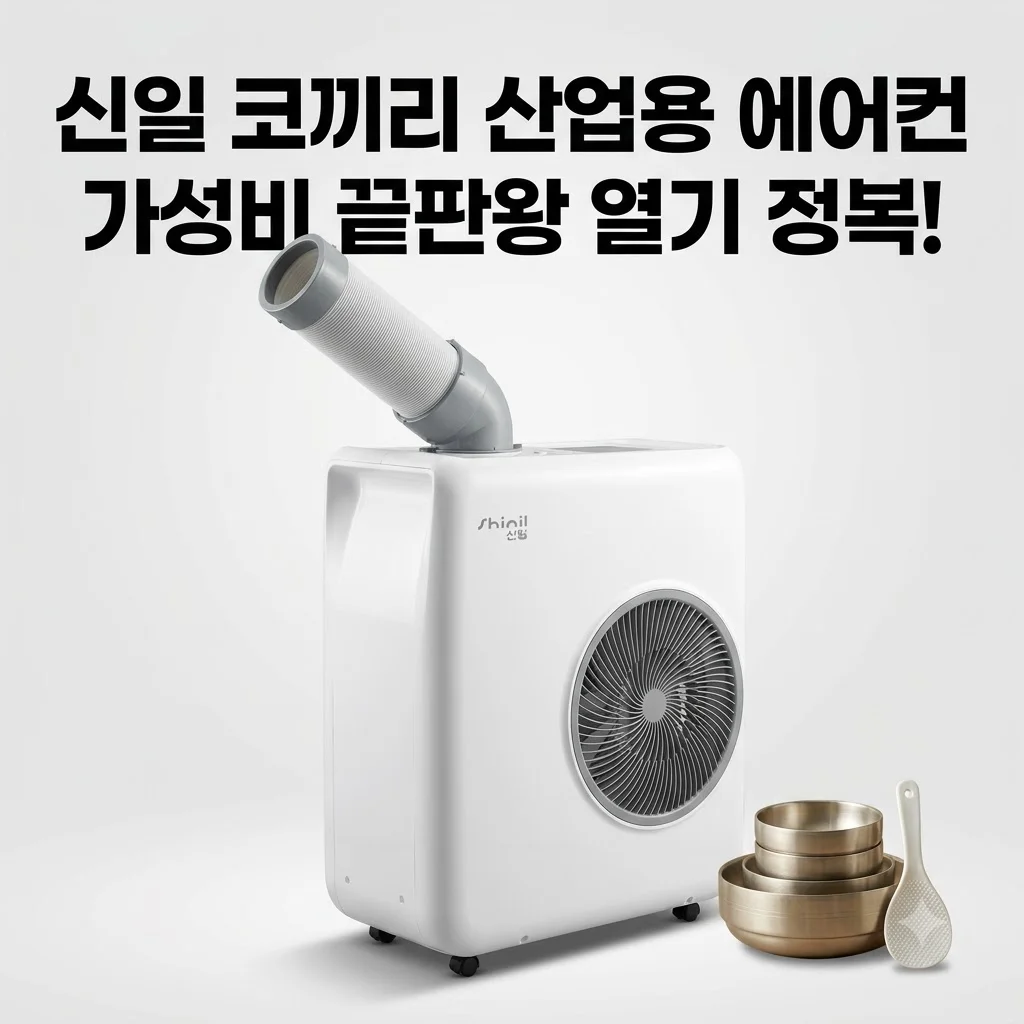 신일 산업용에어컨 이동식 코끼리 1구, 주방 공장 열기 잡는 가성비 끝판왕