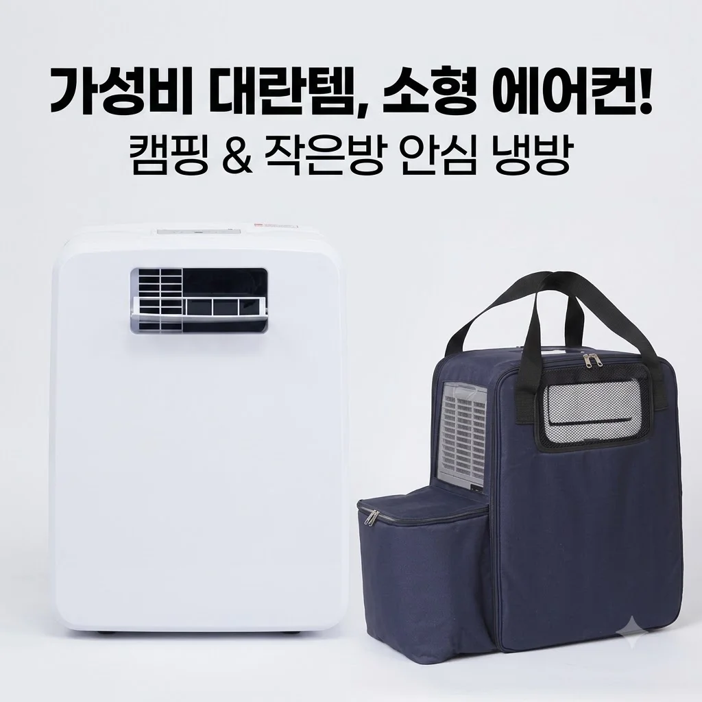 캠핑콘 소형 이동식 에어컨 인디콘 작은방 캠핑용 가성비 대란템 솔직 후기
