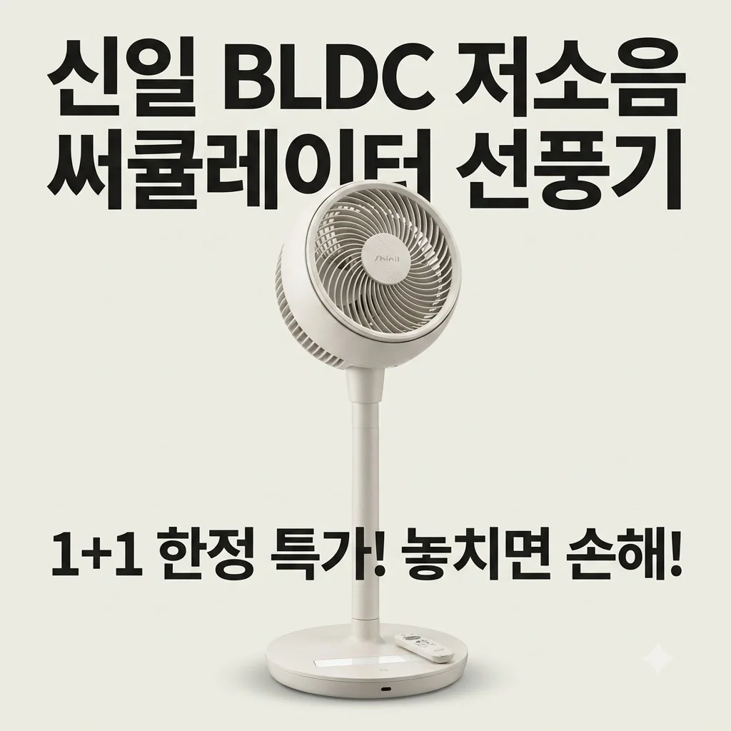 신일 서큘레이터 선풍기 BLDC 저소음 써큘레이터, 1+1 특가 놓치면 손해인 이유
