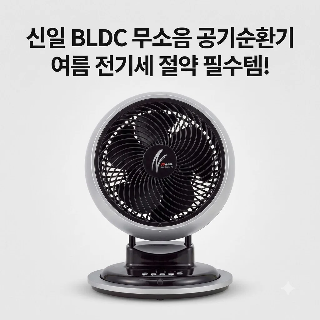 신일 서큘레이터 선풍기 BLDC 무소음, 여름 전기세 아끼는 공기 순환의 비밀