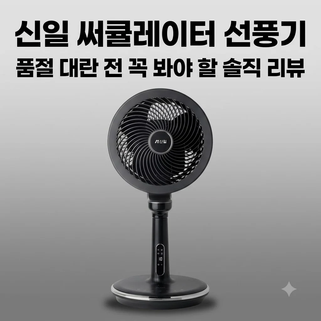 신일 써큘레이터 선풍기 BLDC 무소음 터보풍, 품절 대란 전 꼭 봐야 할 솔직 리뷰