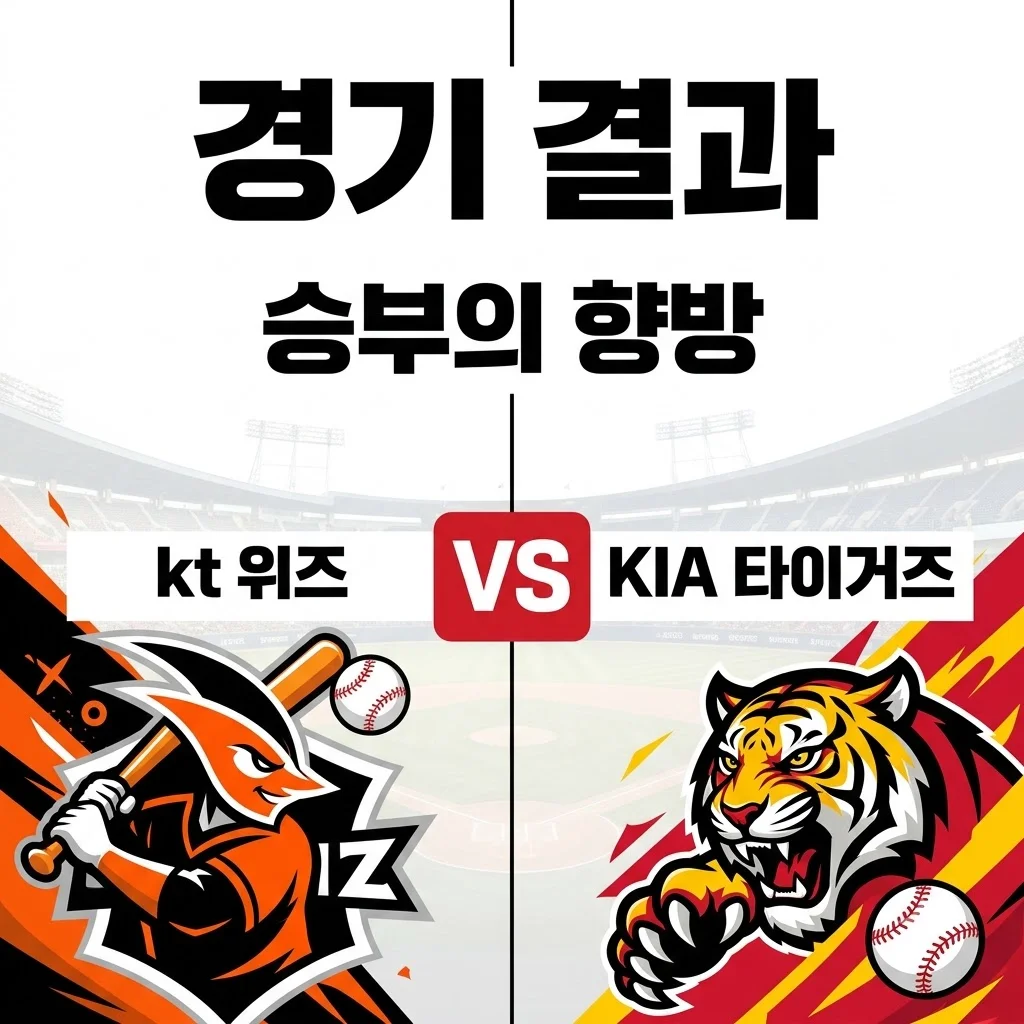 2026년 08월 04일 kt wiz KIA 타이거즈 경기 결과 및 선발 분석
