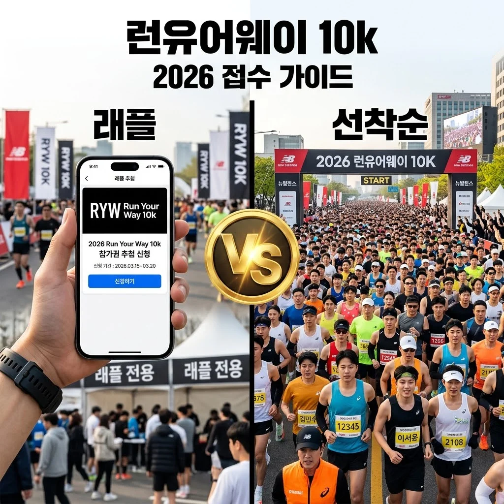 뉴발란스 런유어웨이 10k 2026 일정 및 접수 방법! 래플 당첨 꿀팁