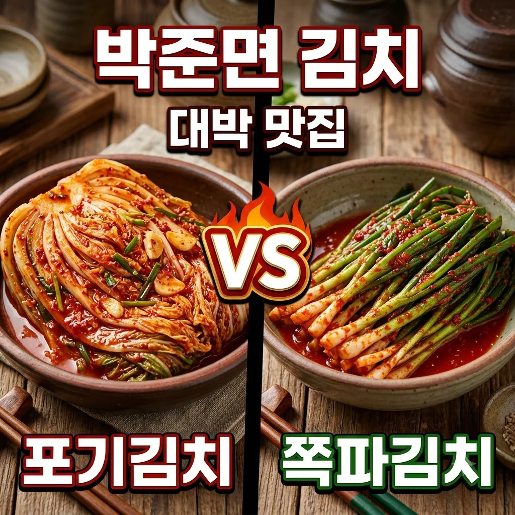 박준면 김치 솔직 후기 및 절이지 않는 쪽파김치 황금 레시피