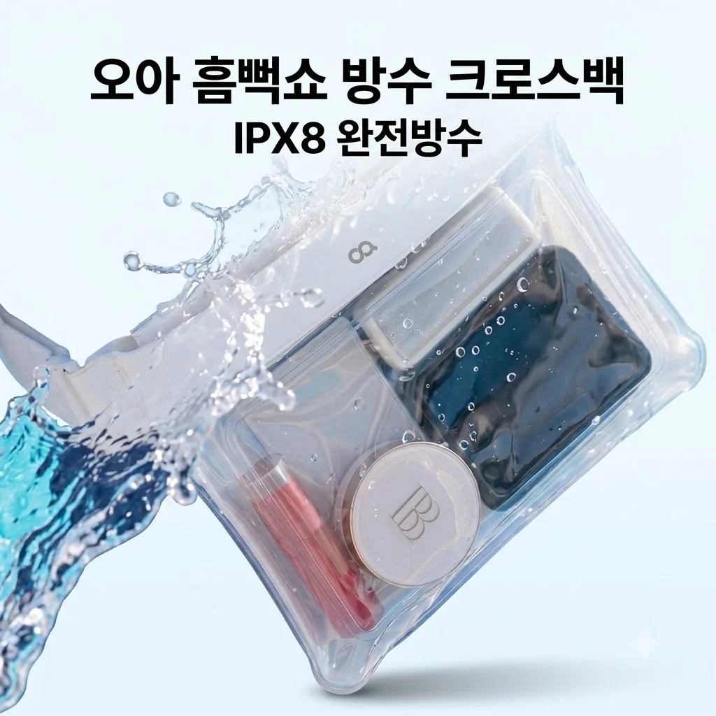 오아 워터쉴드 크로스백 핸드폰 방수팩 IPX8 흠뻑쇼 워터파크 필수템 후기