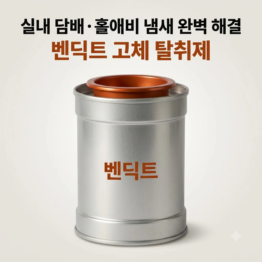 벤딕트 탈취제 고체 실내 담배 냄새 제거, 홀애비 냄새 완벽 해결법