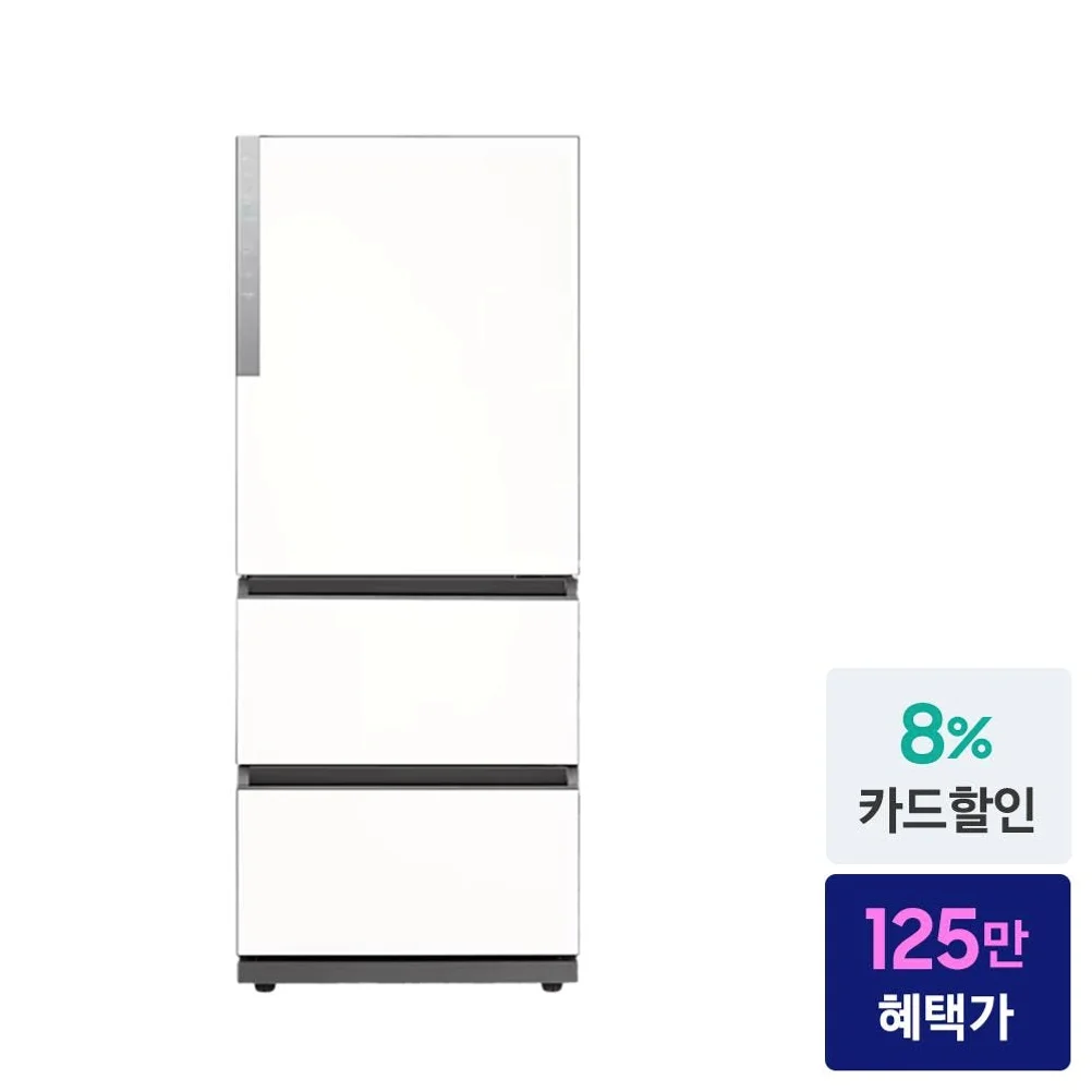삼성 비스포크 김치냉장고 RQ33DG71J3EW 스탠드형 3도어 328L 김치플러스 상세 이미지 4