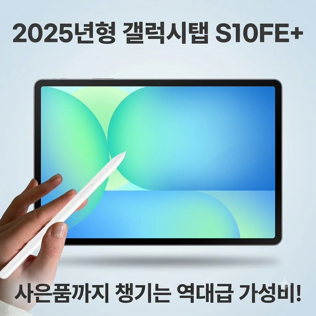 갤럭시탭 S10FE 플러스 2025년형 사은품까지 챙기는 역대급 가성비