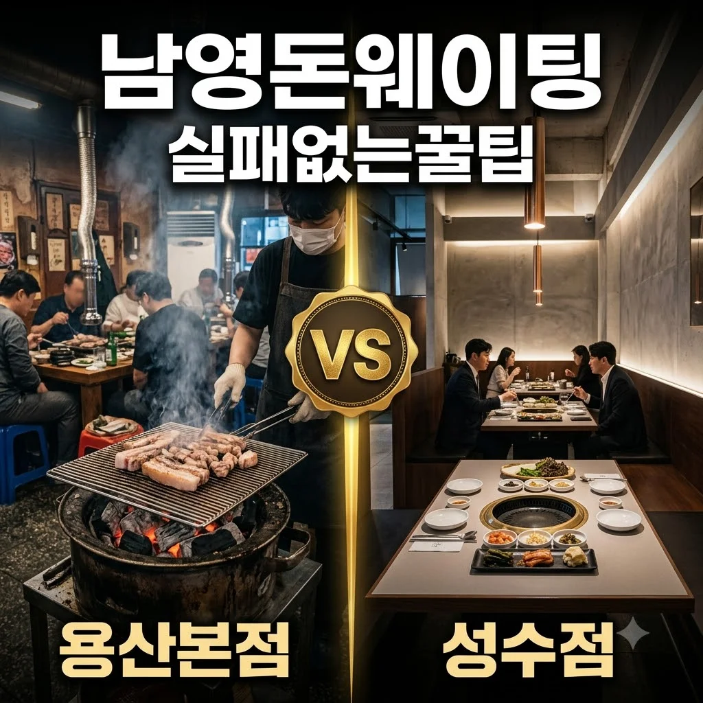 남영돈 웨이팅 꿀팁! 용산 본점 vs 성수점 전격 비교 및 추천 메뉴