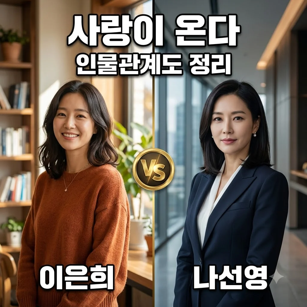 사랑이온다 인물관계도 및 출연진 등장인물 한눈에 완벽 정리