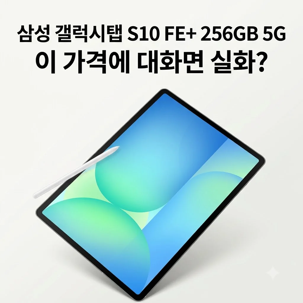 삼성 갤럭시탭 S10 FE 플러스 256GB 5G, 이 가격에 대화면 실화?