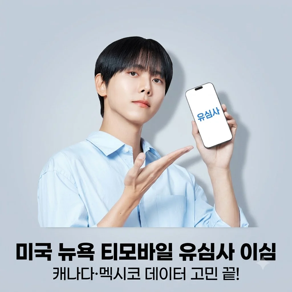 미국 이심 eSIM 뉴욕 티모바일 유심사, 캐나다 멕시코까지 데이터 고민 끝!