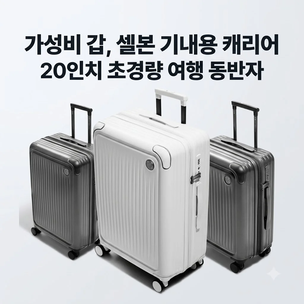 셀본 56cm 20인치 여행용 캐리어 가성비 가벼운 기내용 가방 추천