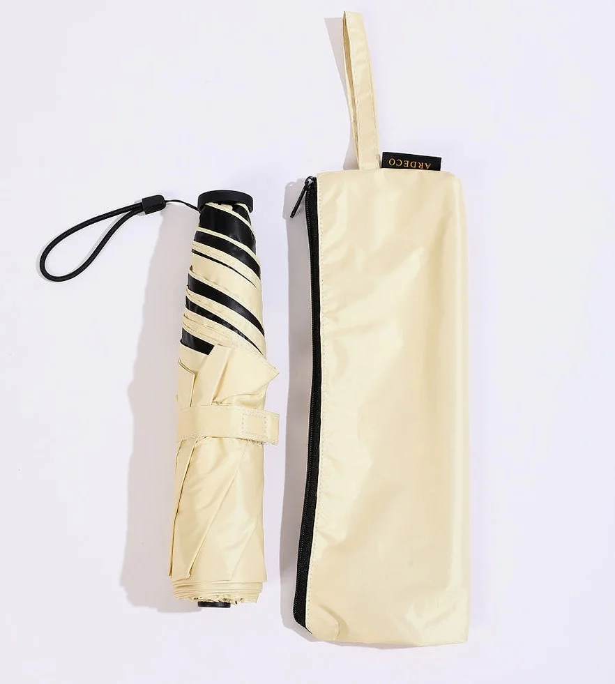 ARDECO 124그램  3단 초경량 자외선차단 가벼운 암막 카본 양산 우산겸용 우양산 상세 이미지 2