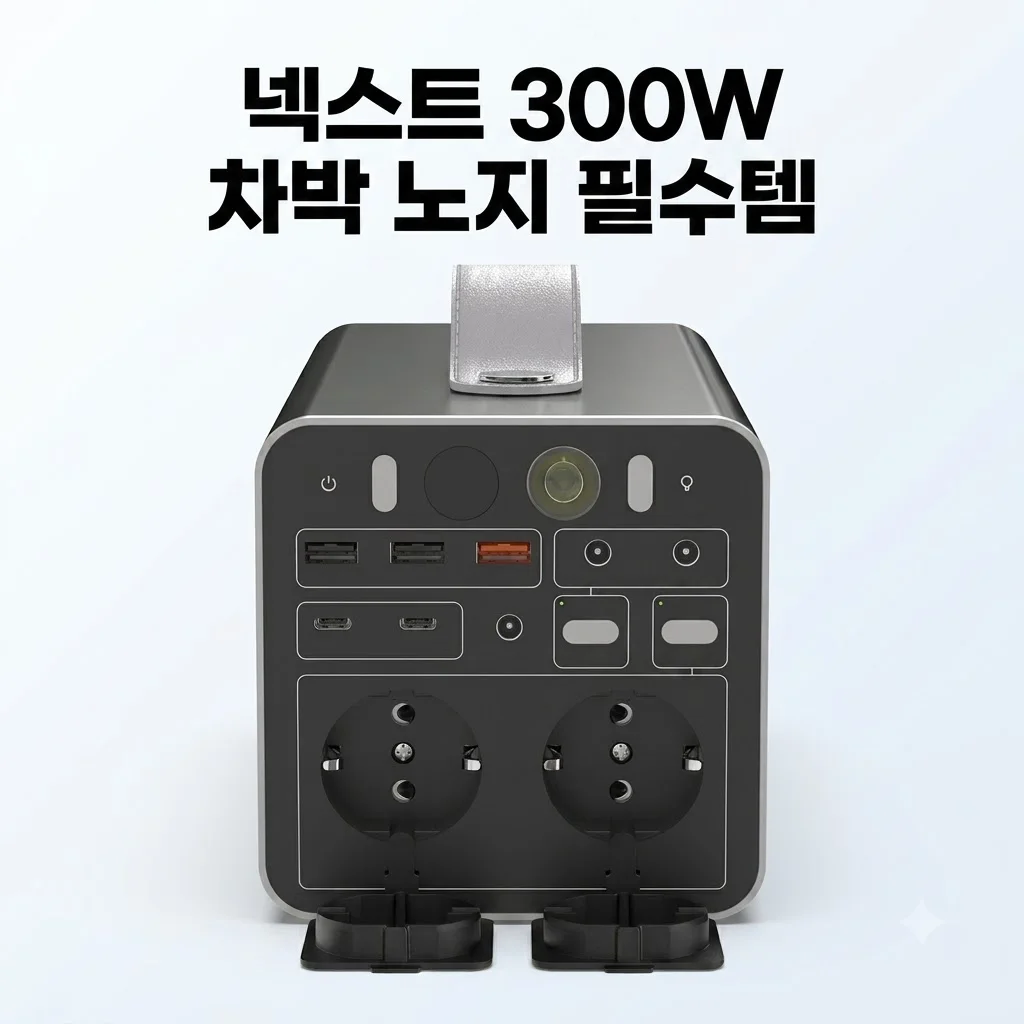 올인원 파워뱅크 캠핑 배터리 220V 넥스트 300W 차박 노지 필수템 리뷰