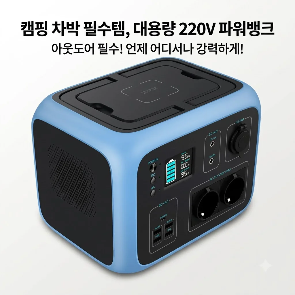 블루에티 파워뱅크 대용량 차박 휴대용 220V 캠핑 필수템 추천
