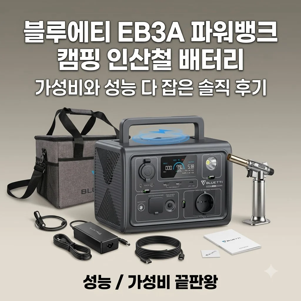 블루에티 EB3A 파워뱅크 캠핑 인산철 배터리 가성비와 성능 다 잡은 솔직 후기