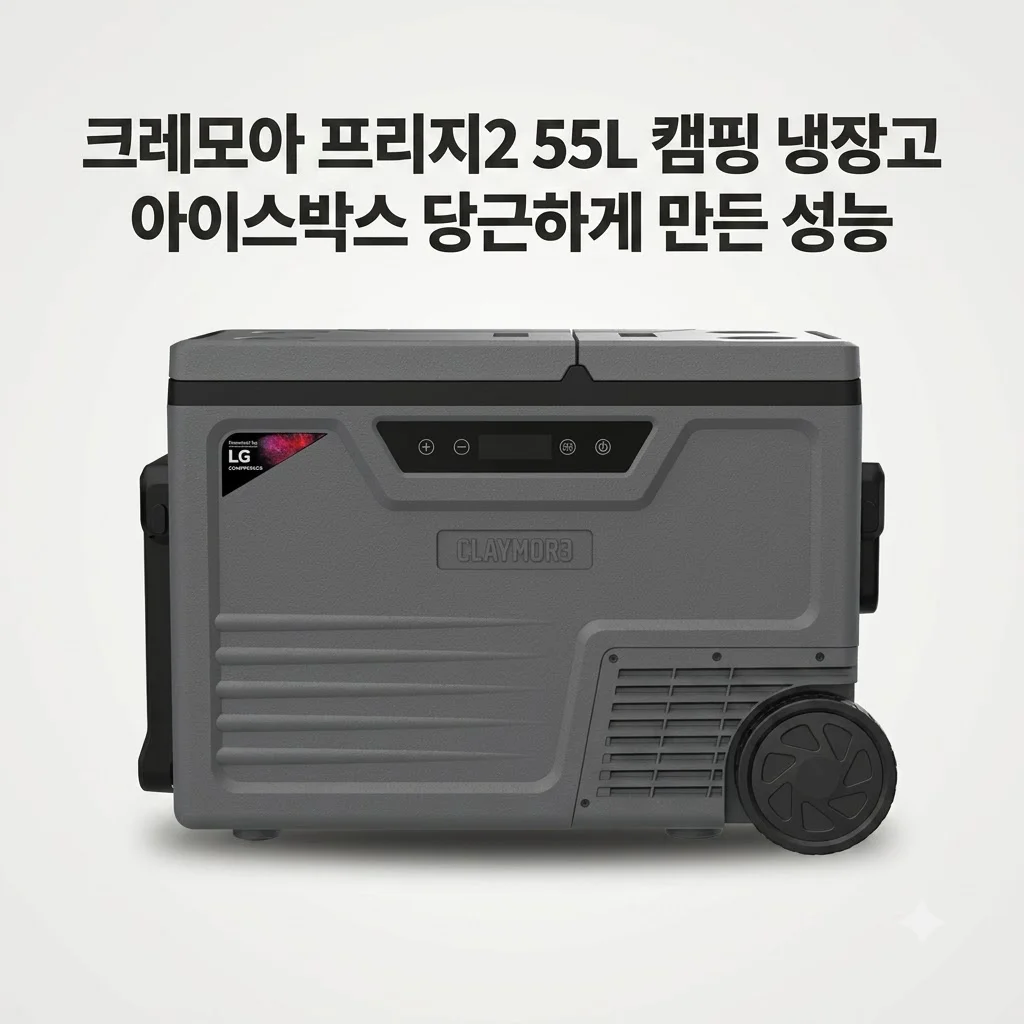 크레모아 프리지2 55L 캠핑 냉장고, 아이스박스 당근하게 만든 성능