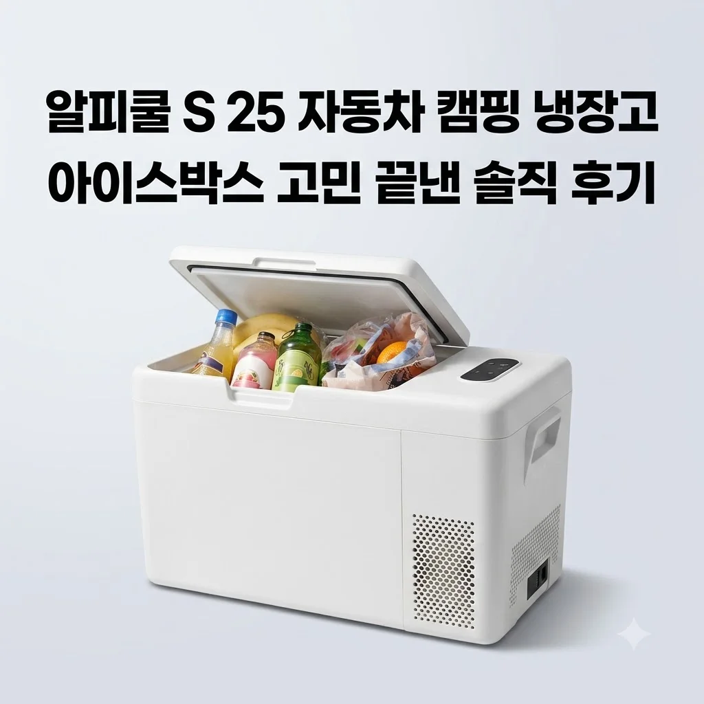 알피쿨 S 25 자동차 캠핑 냉장고, 아이스박스 고민 끝낸 솔직 후기