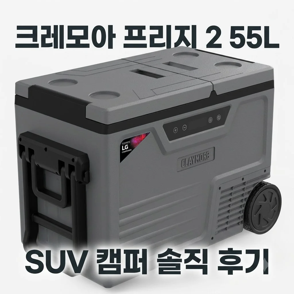 크레모아 프리지 2 캠핑 냉장고 55L, SUV 캠퍼라면 꼭 봐야 할 솔직 후기