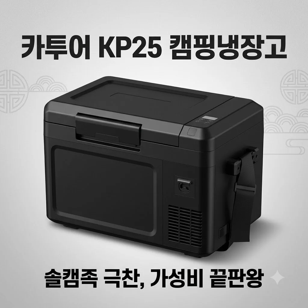 카투어 KP25 캠핑냉장고, 솔캠족이 극찬한 25L 가성비 냉동고