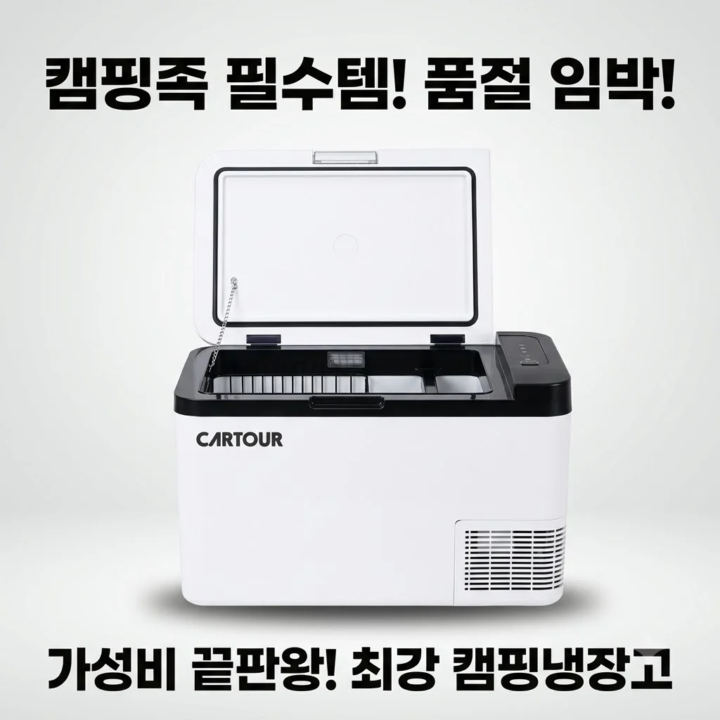 카투어 K35 알피쿨 캠핑 냉장고, 품절 임박? 캠핑족 필수템인 이유