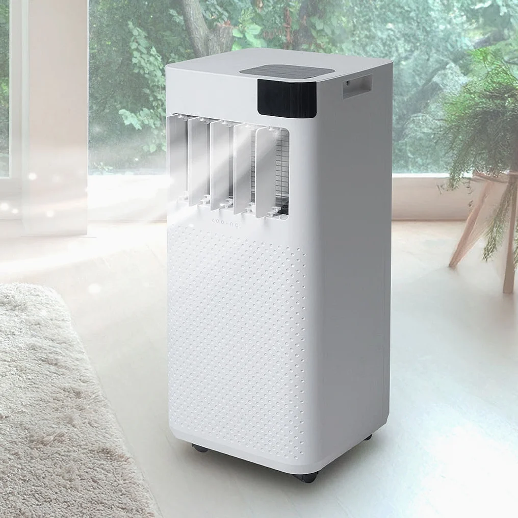 쿠잉 스마트 이동식에어컨 ACP-S9000W 미니 소형 작은방 가정용 캠핑 실외기없는이동형 상세 이미지 5