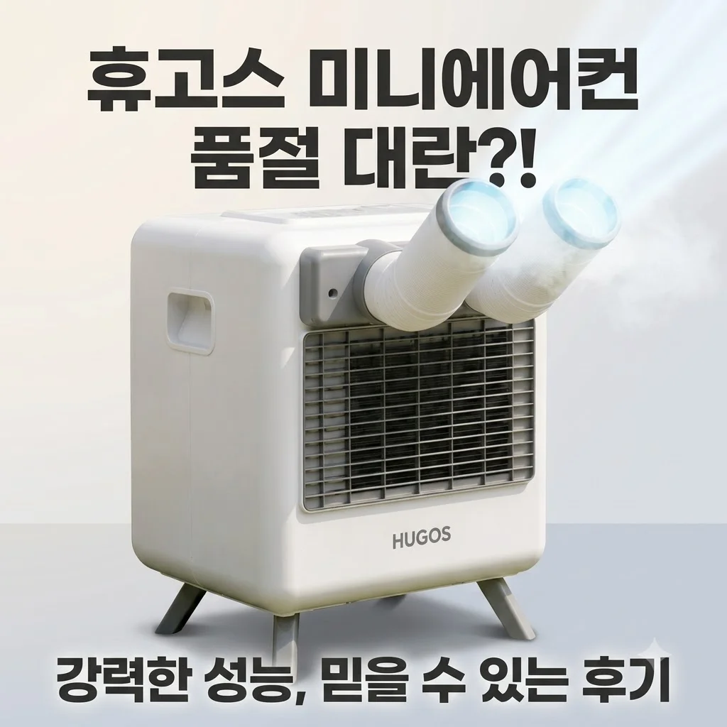 휴고스 이동식 미니에어컨 캠핑용으로 품절 대란? 솔직 사용 후기