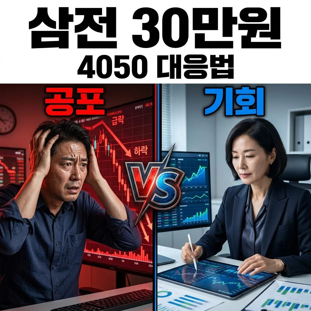 삼성전자 주가 30만원 붕괴 위기, 4050의 공포와 현명한 대응 전략