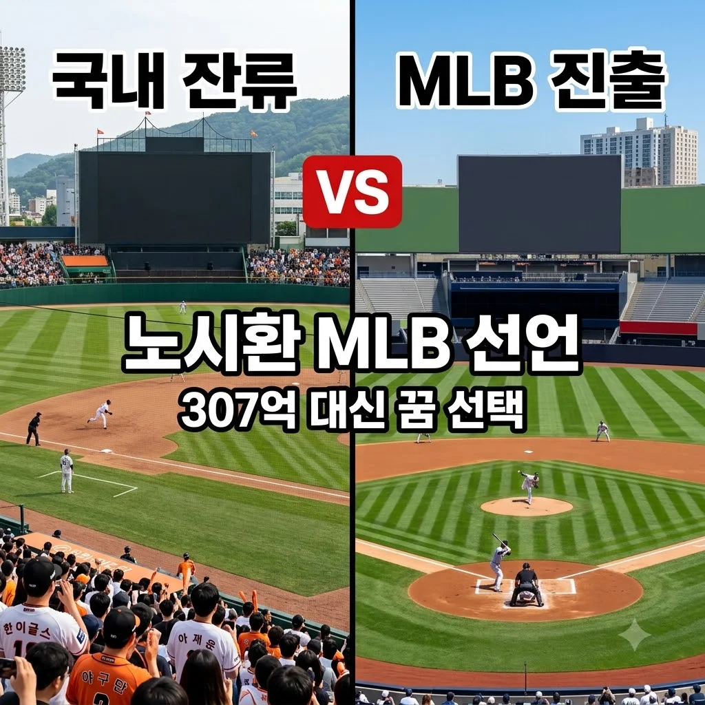 한화 노시환 MLB 포스팅 선언, 307억 사나이의 거대한 도전과 조항의 진실