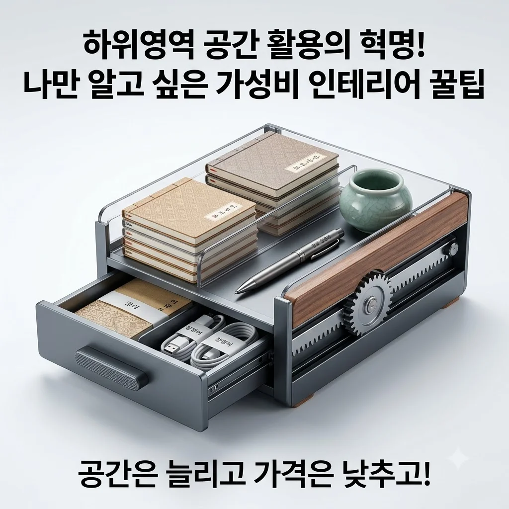 하위영역 공간 활용의 혁명! 나만 알고 싶은 가성비 인테리어 꿀팁