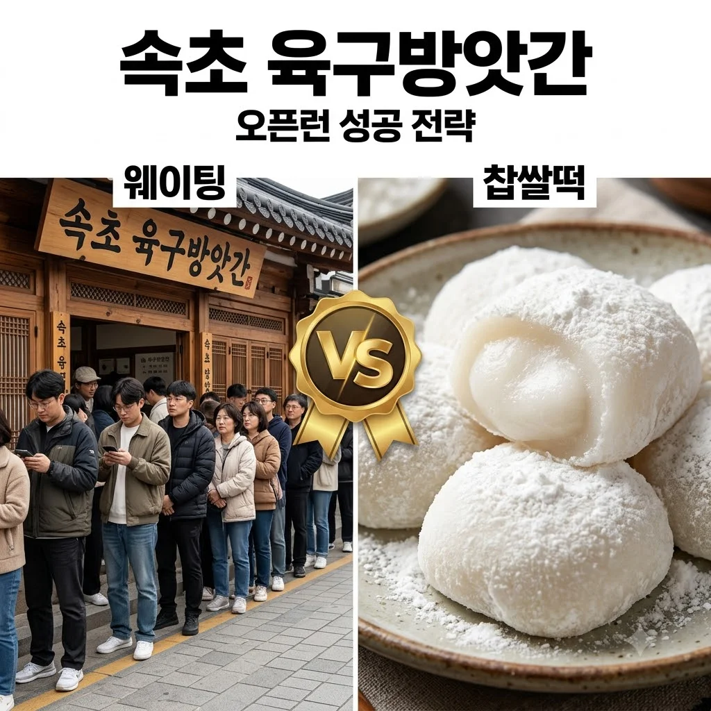 속초 육구방앗간 찹쌀떡 웨이팅 주차 임산부 혜택 완벽 정리