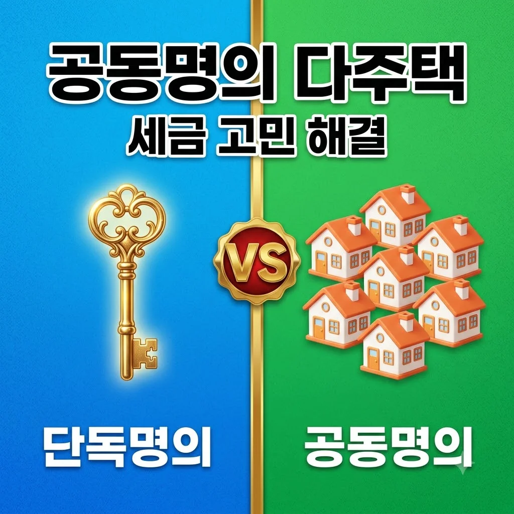 공동명의 다주택 여부 총정리! 부부 1주택 세금 폭탄 피하는 법