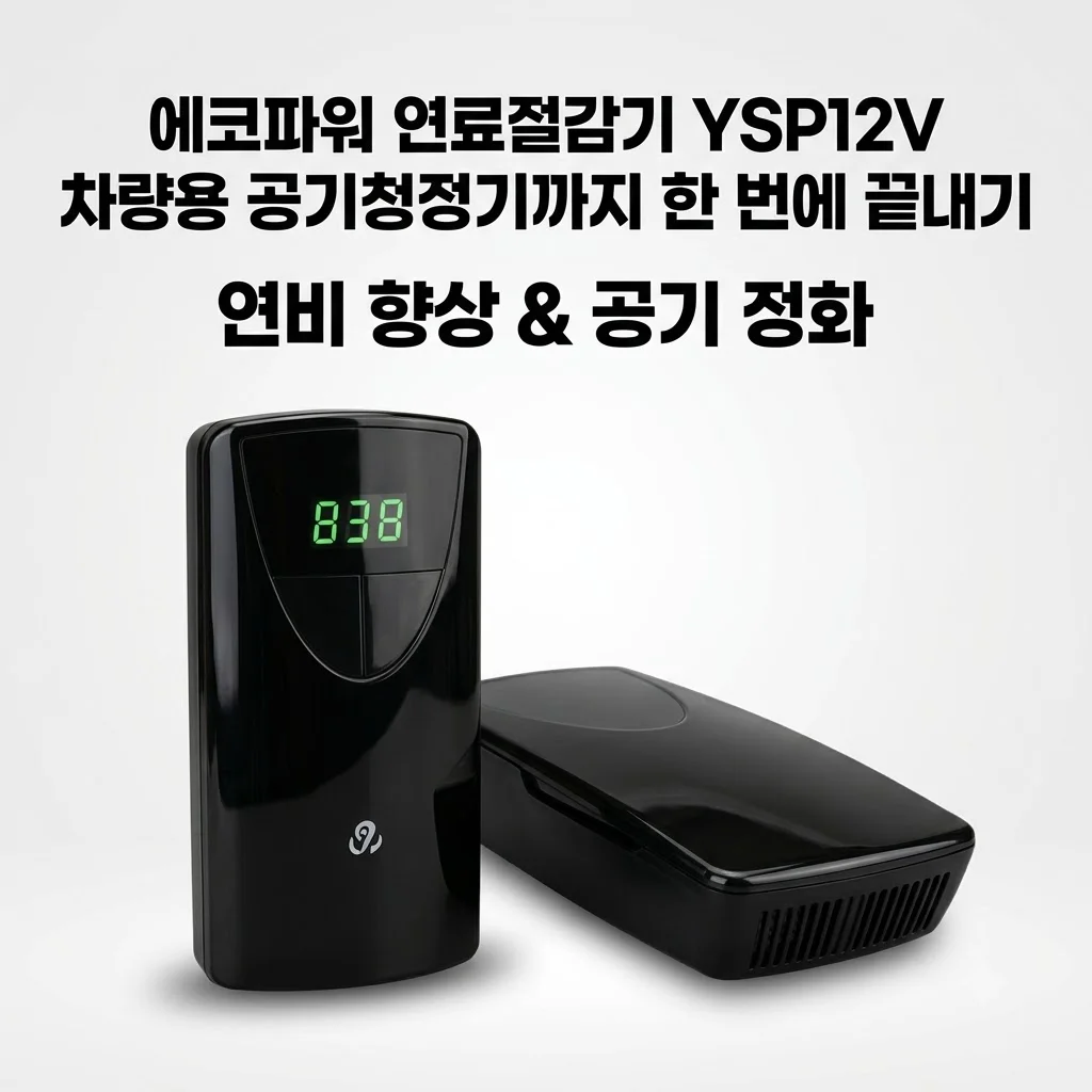 에코파워 연료절감기 YSP12V 차량용 공기청정기까지 한 번에 끝내기