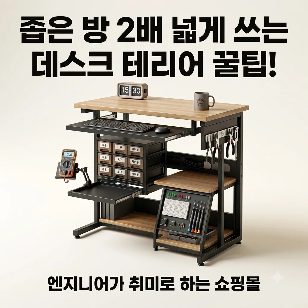 하위영역 공간 활용의 혁명! 좁은 방 2배 넓게 쓰는 데스크 테리어 꿀팁