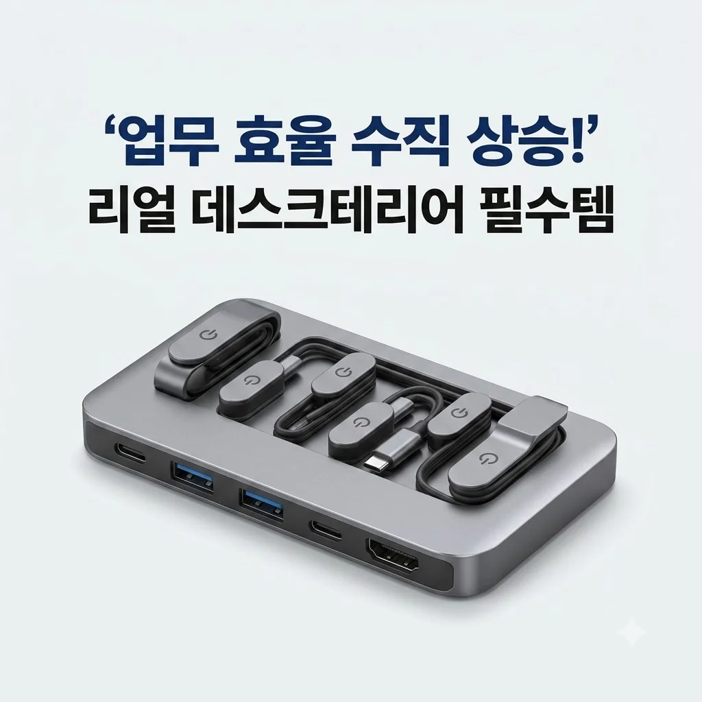 하위영역 데스크테리어 필수템, 업무 효율 수직 상승하는 리얼 사용 후기