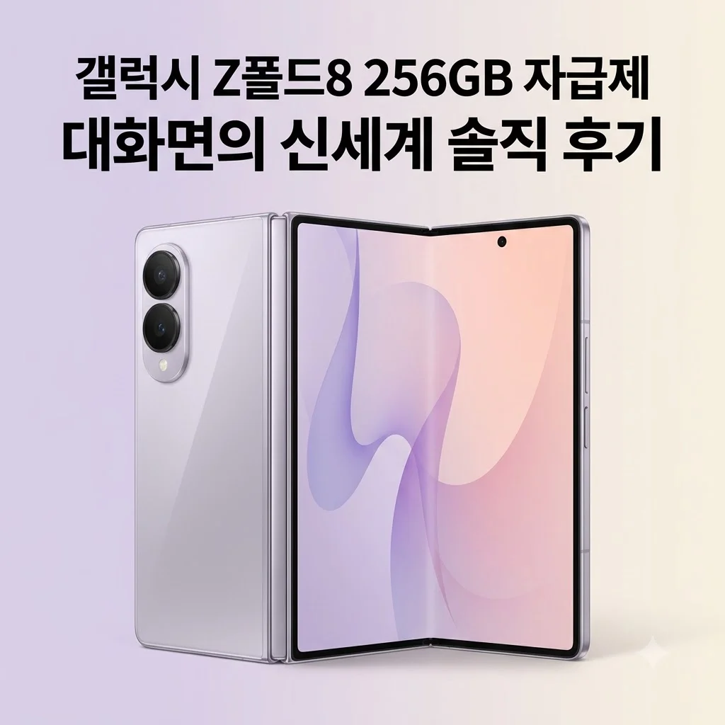 갤럭시 Z폴드8 256GB 자급제 SM-F971N, 대화면의 신세계 솔직 후기