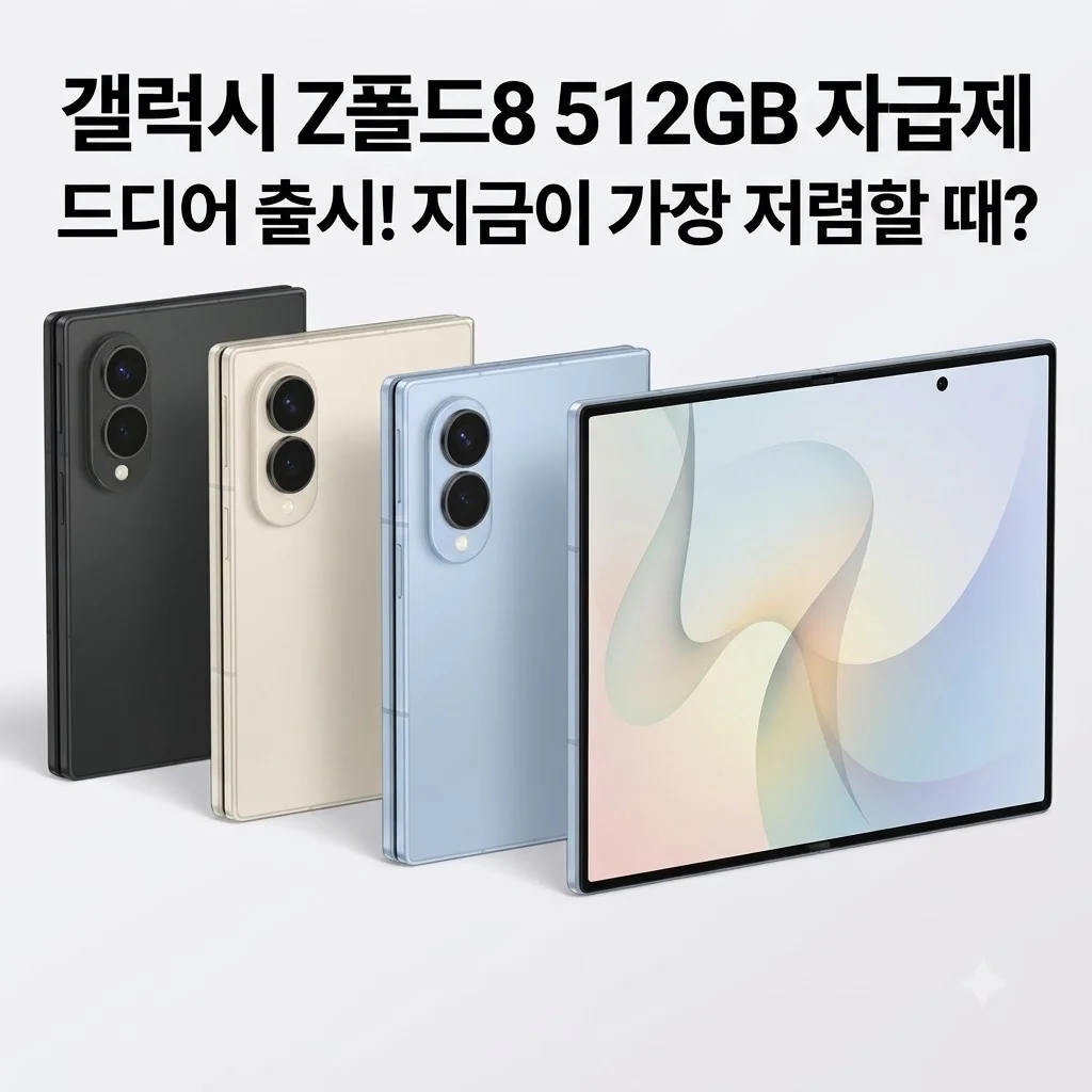 갤럭시 Z폴드8 512GB 자급제 SM-F971N 드디어 출시! 지금이 가장 저렴할 때?