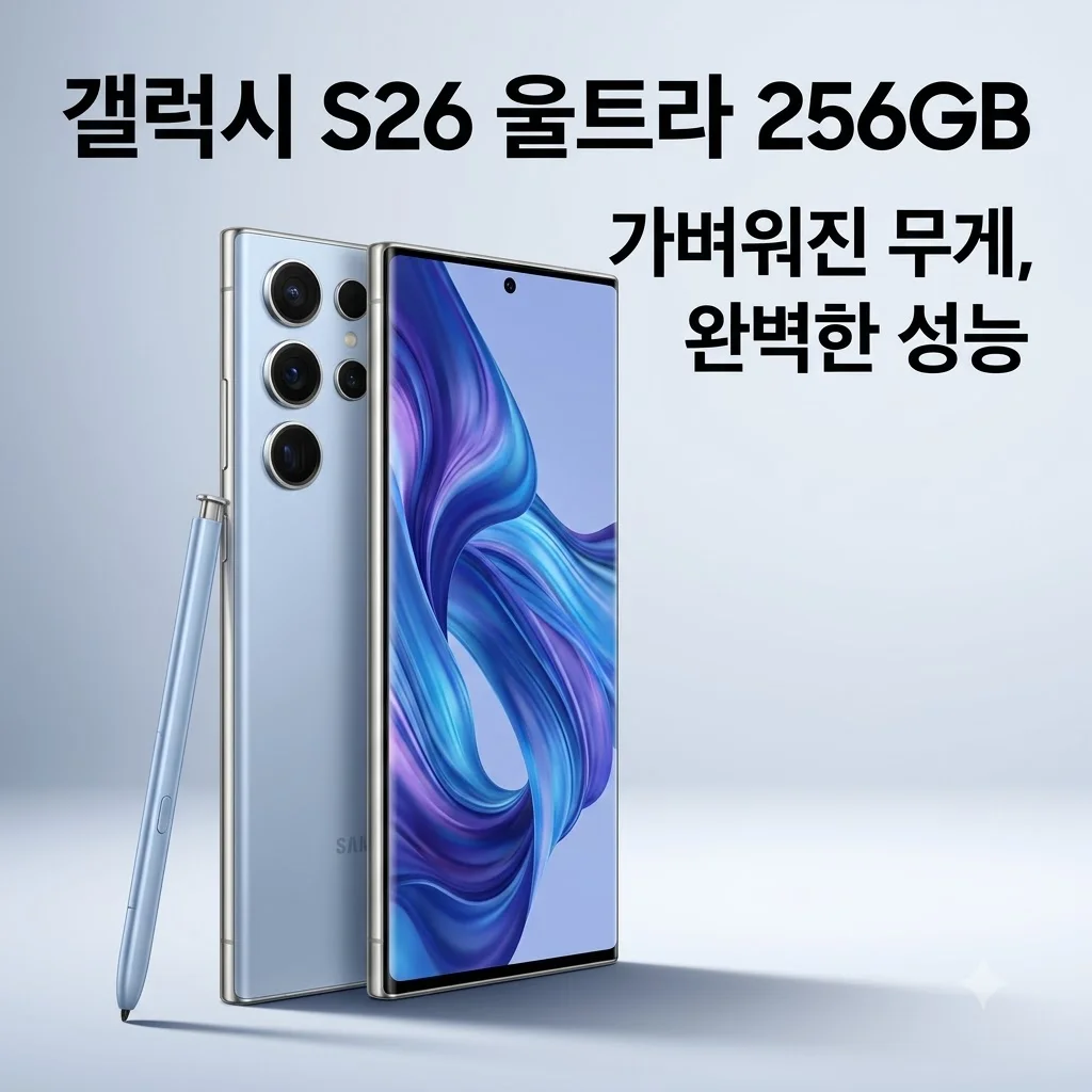 갤럭시 S26 울트라 256GB 자급제 SM-S948N 실사용 후기: 가벼워진 무게와 성능의 조화