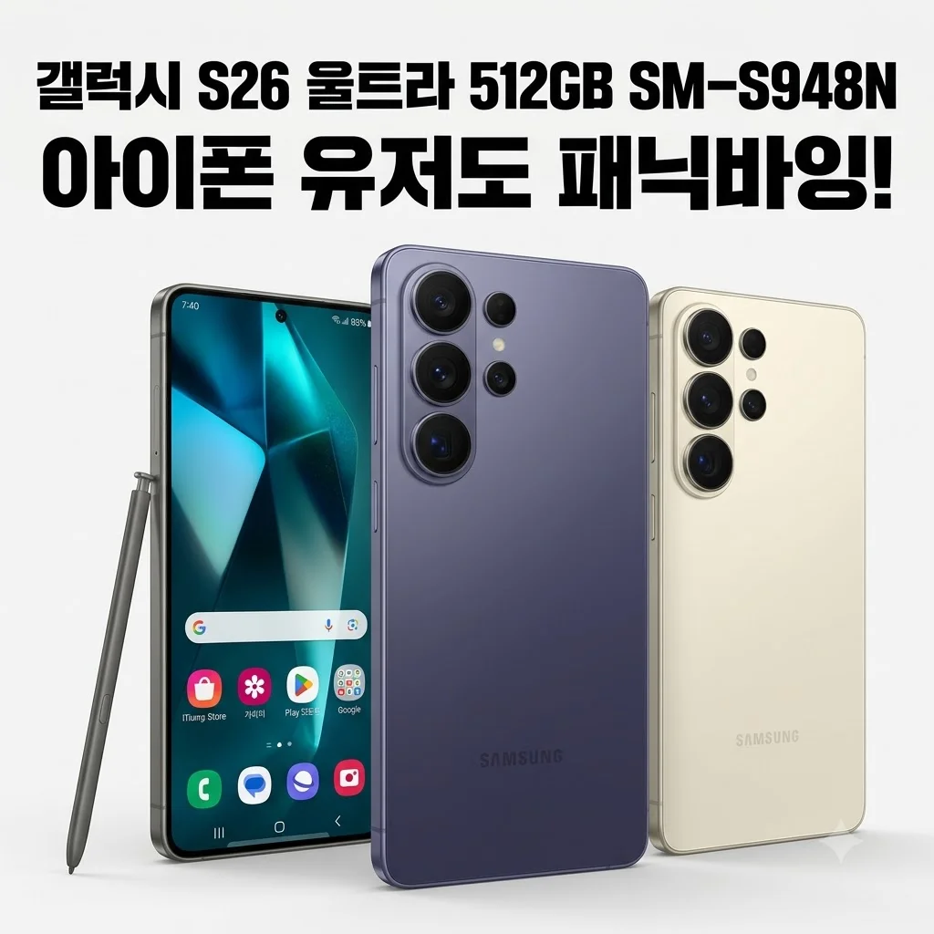갤럭시 S26 울트라 512GB SM-S948N, 아이폰 유저도 패닉바잉하게 만든 역대급 완성도