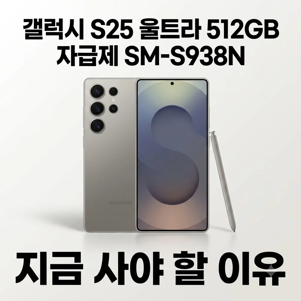 갤럭시 S25 울트라 512GB 자급제 SM-S938N, 지금 사야 할 이유