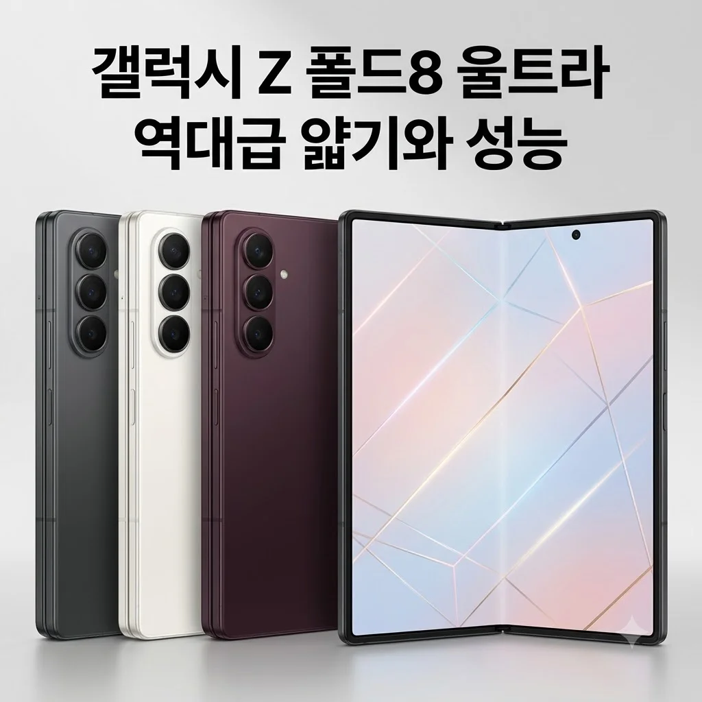 갤럭시 Z폴드8 울트라 1TB 자급제 SM-F976N 역대급 얇기와 성능 후기