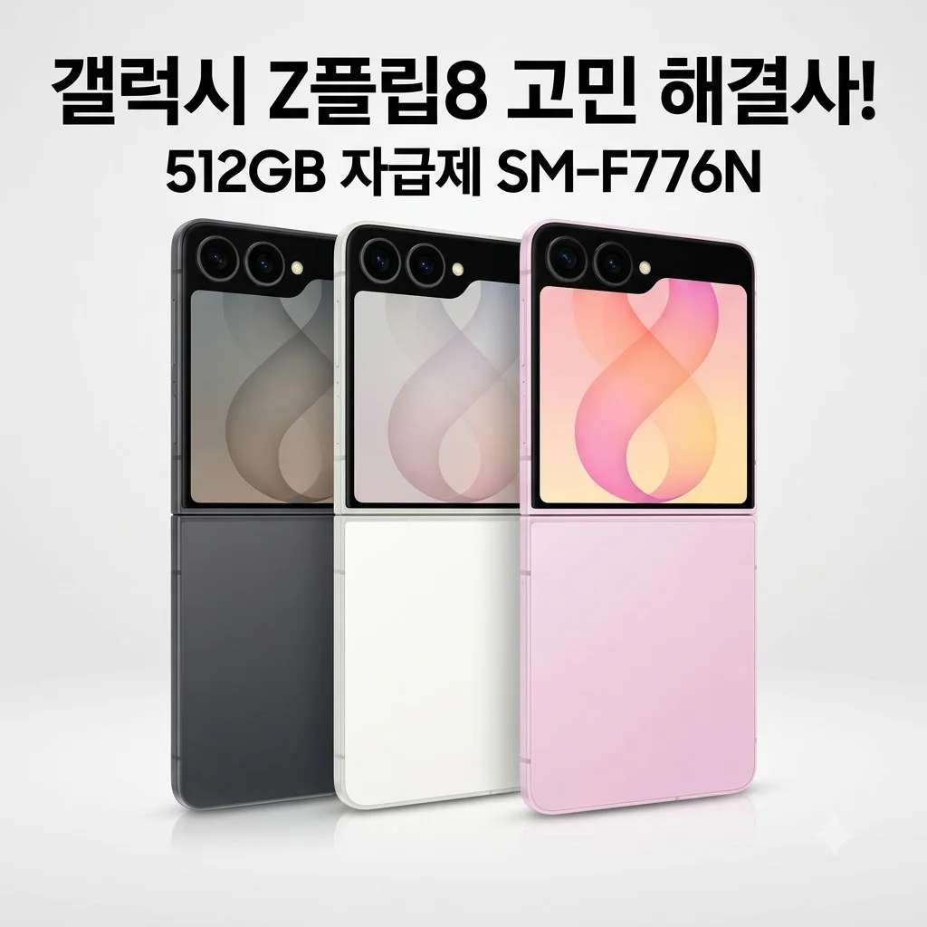갤럭시 Z플립8 512GB 자급제 SM-F776N 고민 중이라면 필독!