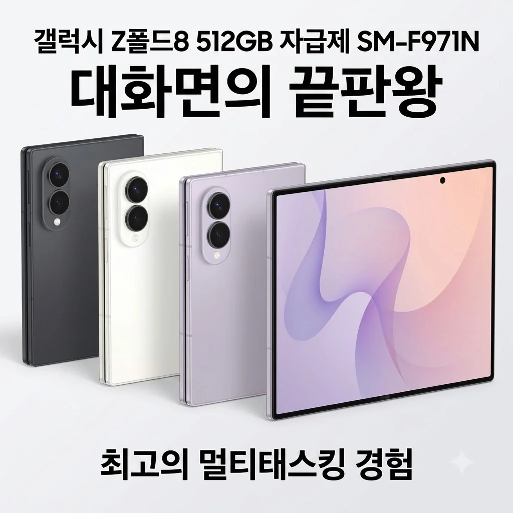 갤럭시 Z폴드8 512GB 자급제 SM-F971N 대화면의 끝판왕