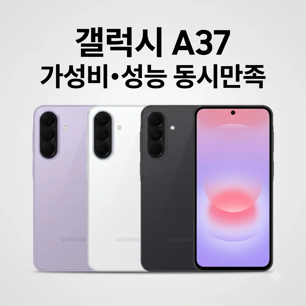 갤럭시 A37 128GB SM-A376N 자급제 AI폰, 가성비와 성능 다 잡은 비결