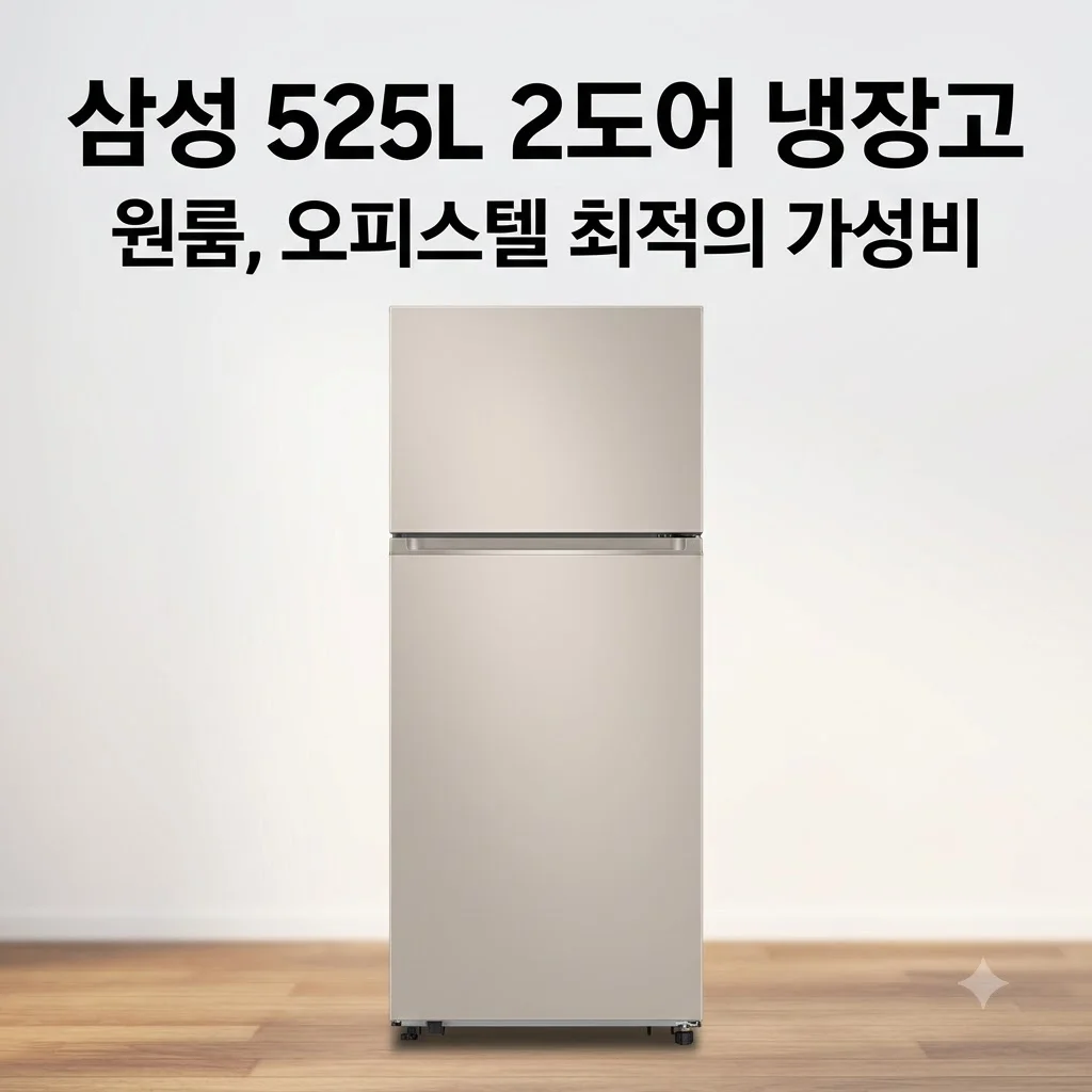 삼성 냉장고 500리터 525L 2도어, 원룸 오피스텔 가성비 끝판왕