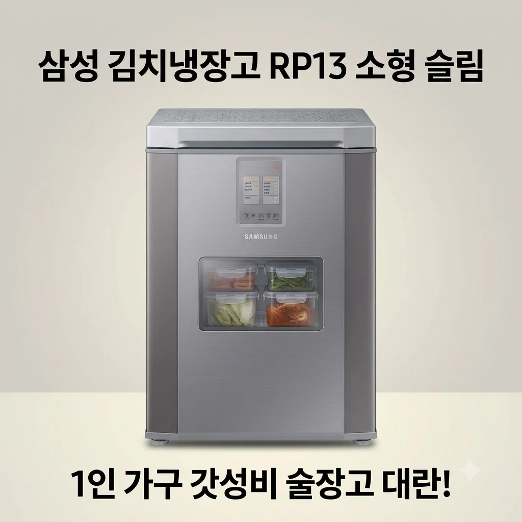 삼성 김치냉장고 RP13 소형 슬림, 1인 가구 갓성비 술장고 대란!
