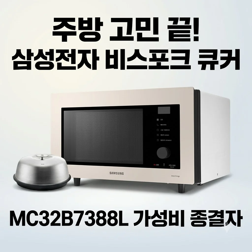 삼성전자 비스포크 큐커 MC32B7388L 하나로 주방 고민 끝! 가성비 종결자