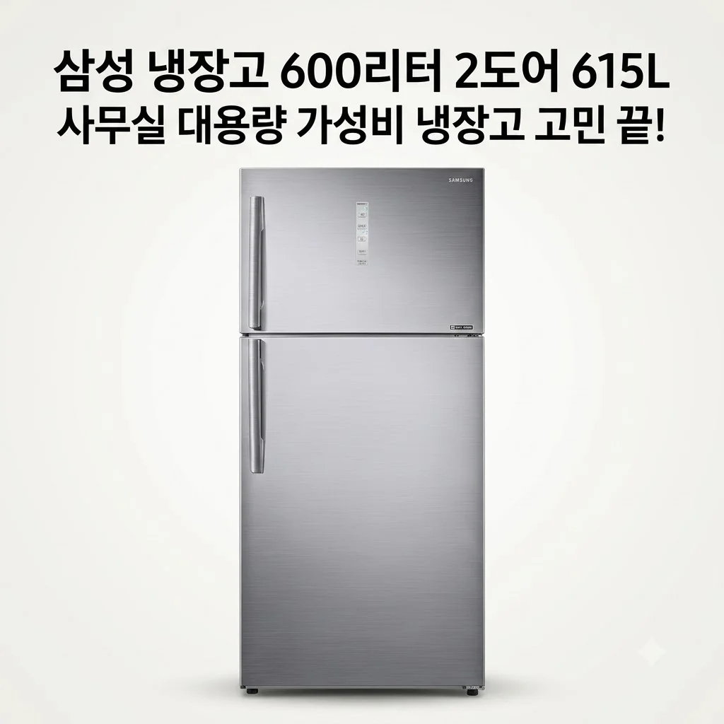 삼성 냉장고 600리터 2도어 615L, 사무실 대용량 가성비 냉장고 고민 끝!